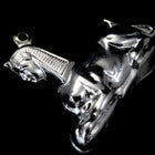 25mm Silver Seated Sphinx Charm Set (2 Pcs) #2170-General Bead
