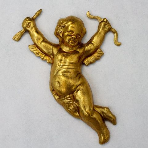 40mm Brass Cupid Figure #2171-General Bead