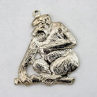22mm Silver Sitting Ape #2193-General Bead