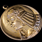 26mm Brass Egyptian Profile of a Lady #2206-General Bead