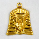 18mm Brass Egyptian Head (2 Pcs) #2208-General Bead