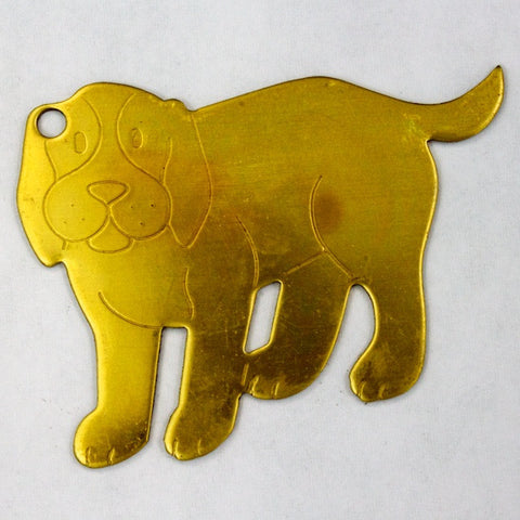 55mm Big Brass Puppy #2215-General Bead