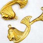 52mm Brass Egyptian Lotus Profile #2225-General Bead