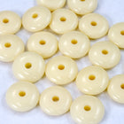 10mm Cream Rondelle (10 Pcs) #2239-General Bead