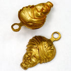 20mm Raw Brass Man with Turban (2 Pcs) #2255-General Bead