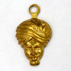20mm Raw Brass Man with Turban (2 Pcs) #2255-General Bead