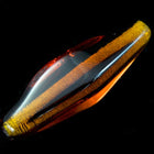 25mm Smoked Topaz Elongated Bicone #2268-General Bead