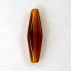 25mm Smoked Topaz Elongated Bicone #2268-General Bead