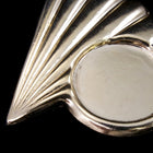 38mm Gold Left Facing Art Deco Triangle #SET148