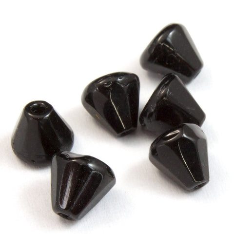 6mm Black Cone #2277-General Bead