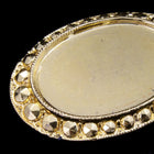 18mm x 25mm Gold Oval Cabochon Setting-General Bead