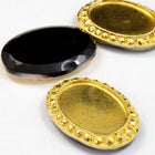 18mm x 25mm Gold Oval Cabochon Setting-General Bead