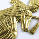 30mm Brass Seated Pharaoh #231-General Bead