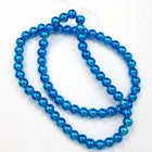 6mm Metallic Dark Aqua Bead #2329-General Bead