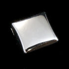 6mm Silver Flat Square Cabochon-General Bead
