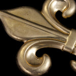 45mm Brass Fleur de Lis (2 Pcs) #1146-General Bead