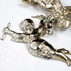 40mm Silver Cupid Figure #2339-General Bead