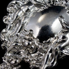 65mm Silver Baroque Cherub Plaque #2343-General Bead