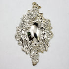 65mm Silver Baroque Cherub Plaque #2343-General Bead