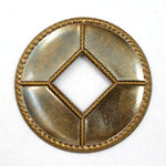 40mm Antique Brass Concho #2345-General Bead