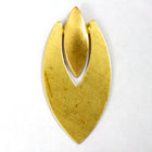 40mm Raw Brass Articulated Navette Hoop (2 Pcs) #2359-General Bead