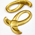 55mm Brass Ribbon Loop (2 Pcs) #2364-General Bead