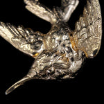 40mm Gold Bird In Flight #2365-General Bead