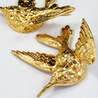 40mm Gold Bird In Flight #2365-General Bead