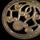 30mm Antique Brass Scrollwork Art Nouveau Steampunk Medallion #2367-General Bead