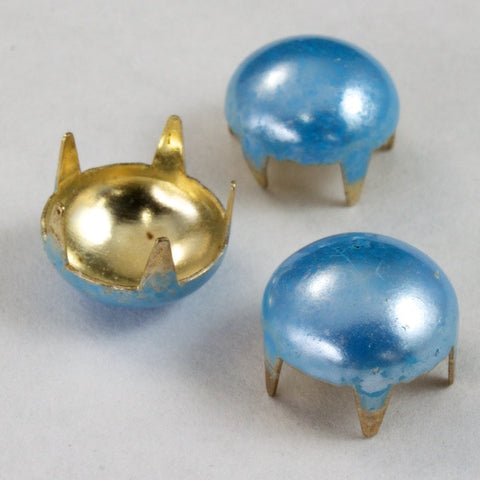 10mm Baby Blue Dome Stud-General Bead