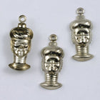 15mm Silver Head with Neck Rings (2 Pcs) #238-General Bead