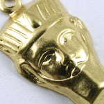 20mm Gold Pharaoh Head #240-General Bead