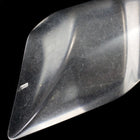 25mm x 40mm Clear Right Skewed Half Dome Cabochon #2421-General Bead