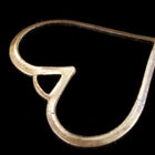 20mm Open Wire Heart Charm (2 Pcs) #2434-General Bead