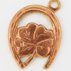 12mm Copper Lucky Charm (2 Pcs) #2483a-General Bead