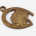 12mm Antique Brass Lucky Charm (2 Pcs) #2483b-General Bead