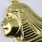 52mm Gold Egyptian Lotus Profile #248-General Bead