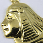 52mm Gold Egyptian Lotus Profile #248-General Bead