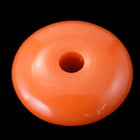 10mm Opaque Orange Rondelle (10 Pcs) #2495-General Bead