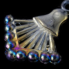 25mm Jet AB Fan Dangle-General Bead