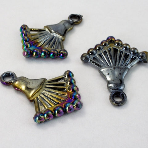 25mm Jet AB Fan Dangle-General Bead