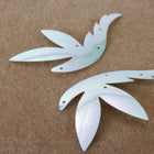 40mm White AB "Bird in Flight" Sequin-General Bead