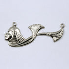 27mm Silver Egyptian Lotus Profile (2 Pcs) #2214A