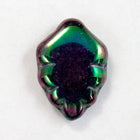 18mm Purple Iris Shield Bead #2534-General Bead