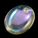 10mm Crystal AB Oval Drop (6 Pcs) #2548-General Bead