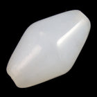 White Opal Long Bicone #2551-General Bead