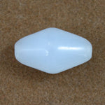 White Opal Long Bicone #2551-General Bead