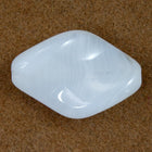 18mm White Opal Twist Bead (6 Pcs) #2556-General Bead