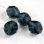 12mm Montana Faceted Bead (8 Pcs) #2560-General Bead