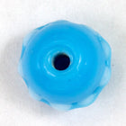 12mm Turquoise and White Diameter Dot Bead (10 Pcs) #2576-General Bead